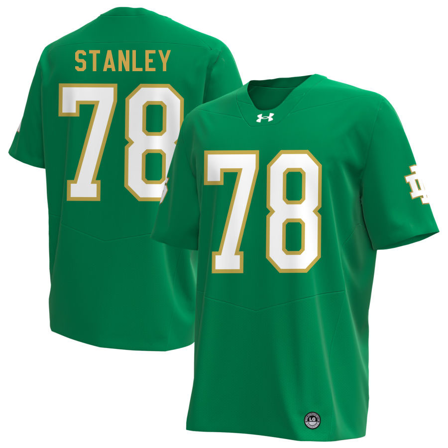 Ronnie Stanley Notre Dame Jerseys, UND Fighting Irish College Football Apparels Stitched-Green